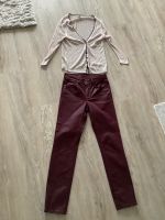 Angels coole Hose Jeans Gr. 36 Coated Kunstleder Bordeaux Weinrot Bochum - Bochum-Ost Vorschau