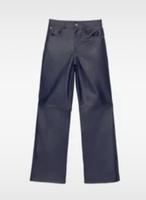 Navy Blue leather pants Nordrhein-Westfalen - Eschweiler Vorschau
