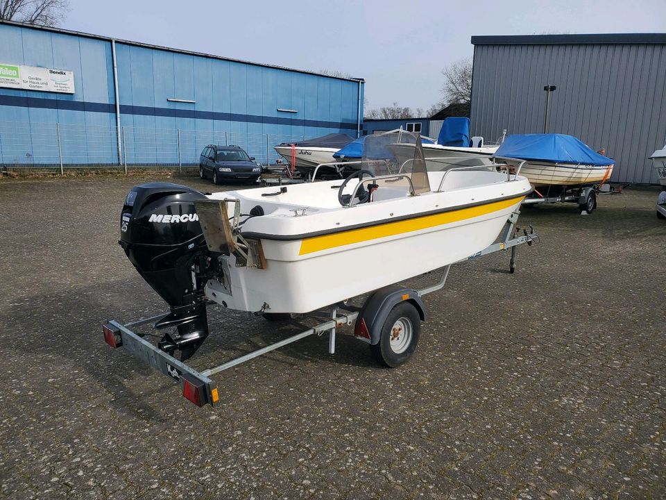 Ryds 430GT 25PS 4Takt EFI Angelboot Konsolenboot Sportboot in Elmshorn