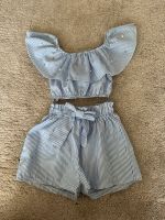 Mädchen Set Outfit 116 122 aus Italien Shirt Bluse Short Hose Bayern - Karlshuld Vorschau