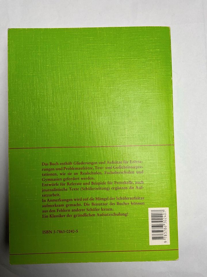 Manz großes Aufsatzbuch 2 in Neumarkt i.d.OPf.