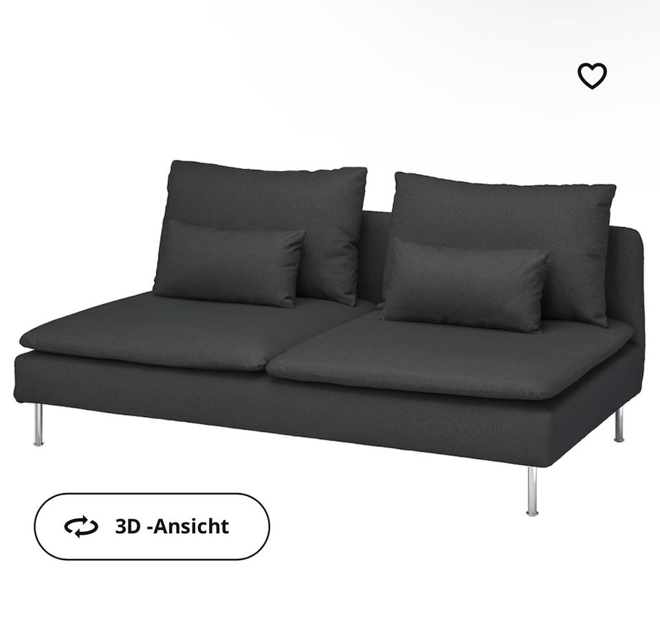 Ikea Söderhamn Sofa Couch Hocker in Blunk