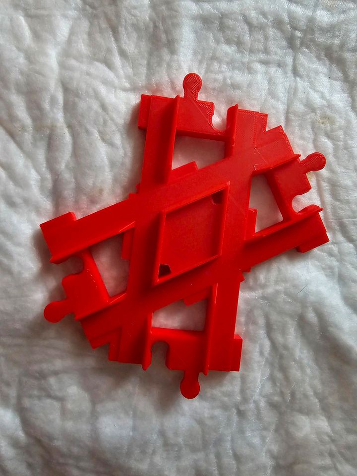 Schienen kompatibel mit Lego Duplo System aus dem 3D Drucker in Bischofferode