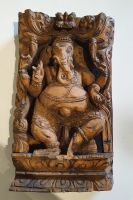 Antike Ganesha Skulptur Wand-Relief aus Holz 20. Jhdt. Nordrhein-Westfalen - Gladbeck Vorschau