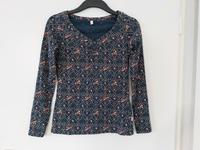 Blutsgeschwister Shirt XS S 34 36 Blau Rosé Haus Fliegenpilz Niedersachsen - Jork Vorschau