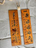Jagdkalender aus Holz 1978 und 1986 DDR Sammler Rarität Forst Schwerin - Lankow Vorschau