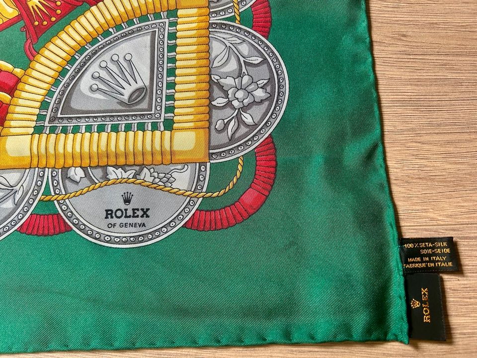 ROLEX Seidentuch 89x89cm aus den 1990er Jahren - neu, OVP in Berlin