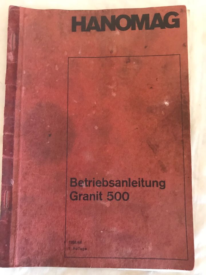 Hanomag Granit 500/1 * restauriert * in Sondershausen