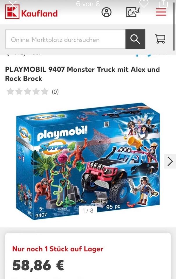 Playmobil 9407 Monster Truck Auto, Fahrzeug, Kinder Spielzeug in Bielefeld