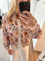 Edc Esprit Blouson Bomberjacke rosa Sonnenblume floral dünne Jack Baden-Württemberg - Sachsenheim Vorschau