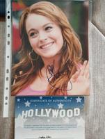 Original Autogramm Lindsay Lohan Certificate of Authenticity Baden-Württemberg - Bodnegg Vorschau