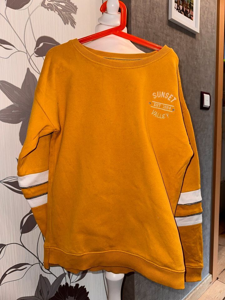 Nutmeg cooles langes Sweatshirt mit Kapuze 146 152 11-12 in Hennef (Sieg)