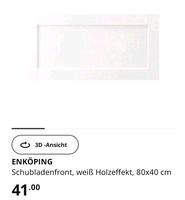 Neu: Schubladenfront Enköping, weiß Holzeffekt, 80 x 40 cm, IKEA Düsseldorf - Vennhausen Vorschau