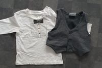 Baby Hemden/ 1 x Langarmshirt mit Weste Gr. 74 Leipzig - Liebertwolkwitz Vorschau