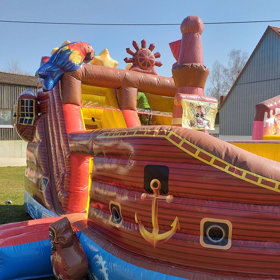 Hüpfburg Piratenschiff Leihen Mieten Geburtstag Hochzeit Event in Winterbach Kr. Günzburg