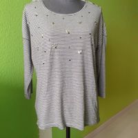 "Gina" Pulli Shirt 3/4 Arm blau - weiß gestreift Gr. 40 Leipzig - Schönefeld-Abtnaundorf Vorschau