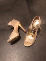 Gold Pumps Plattform Gr.36 eher wie 35- 35,5 Plateauabsatz Köln - Pesch Vorschau