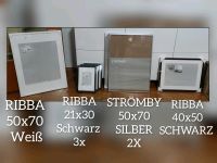 Ikea Rahmen Ribba Strömby 50x70 weiß 40x50 silber 21x30 schwarz Baden-Württemberg - Rauenberg Vorschau