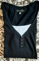 Damen Top, Farbe schwarz mit weißen Einsatz, Marke Canda, Größe M Bayern - Bad Kissingen Vorschau
