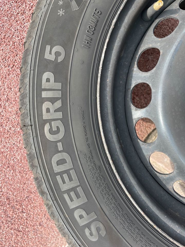 Semperit Winterreifen 195/65 R 15 91 T auf Stahlfelgen in Eschbach (bei Nastätten)