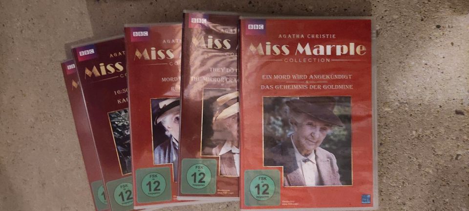 5 Miss Marple DVDs in Bonn