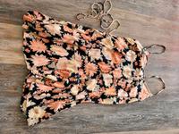 Sommerkleid Blumen apricot/schwarz Gr.M Pieces Niedersachsen - Delmenhorst Vorschau