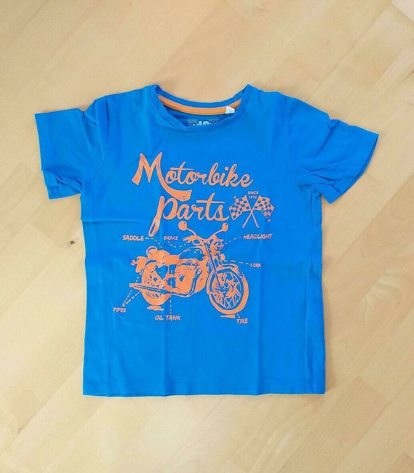 T-Shirt mit Motorraddruck, Gr. 116 *NEU* in Mallersdorf-Pfaffenberg