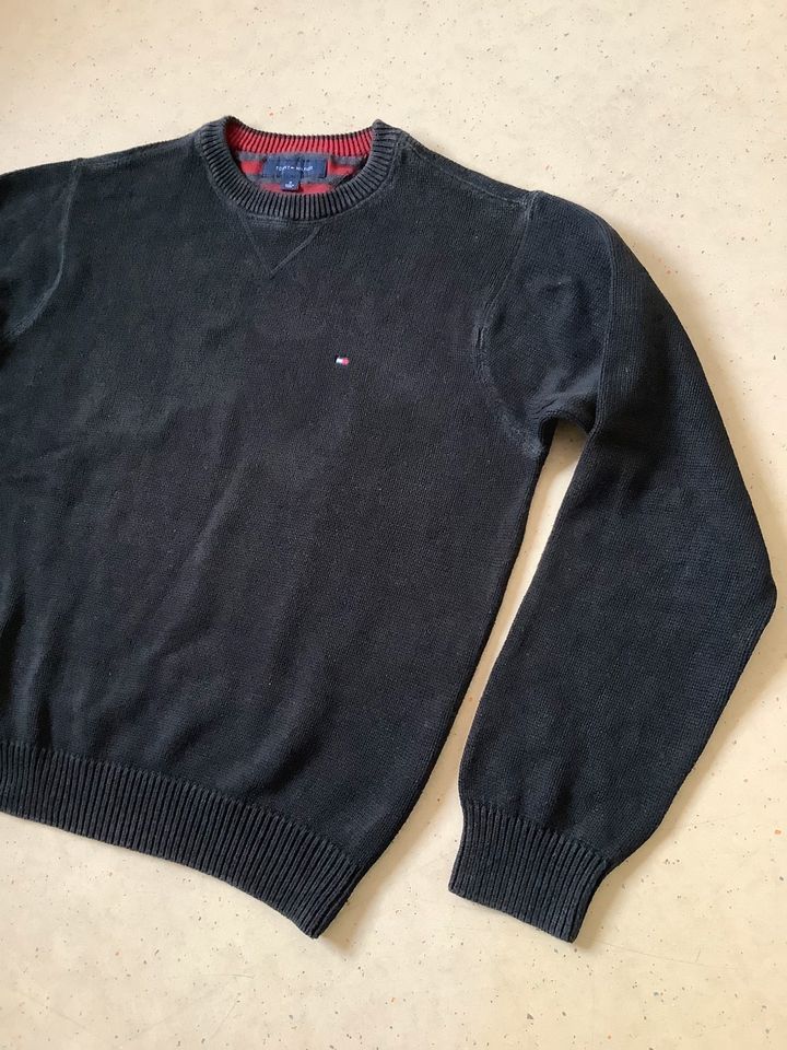 »TOMMY HILFIGER« Pullover/Sweater - Größe: M - Schwarz - Herren in Hunderdorf