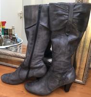 5th Avenue Echtleder Damen Stiefel grau 41 neuwertig Wiesbaden - Mainz-Kastel Vorschau