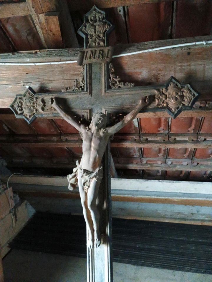 Antikes großes altes Kreuz/Kruzifix 19. Jhd in Bad Saulgau