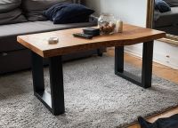 Holztisch mit schwarzen Füßen Nordrhein-Westfalen - Minden Vorschau