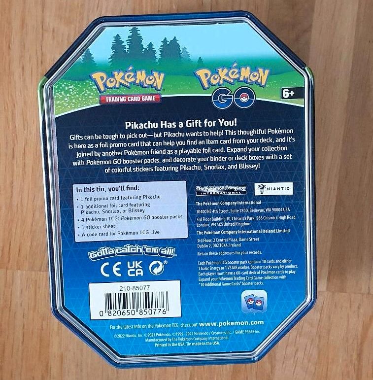 Pokemon Go Tin Box (leer) in Düsseldorf