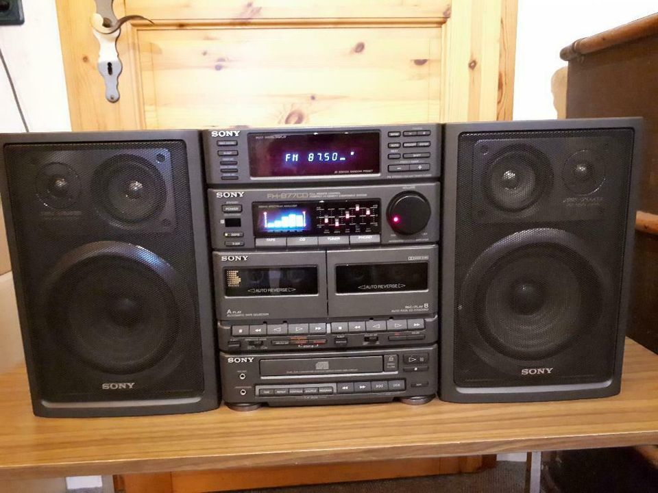 Sony Compact Disk Deck HCD H77 in Liebenburg