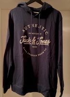 NEU! Hoodie Sweatshirt JACK & JONES L 176 182 188 dunkelblau Rheinland-Pfalz - Hütschenhausen Vorschau