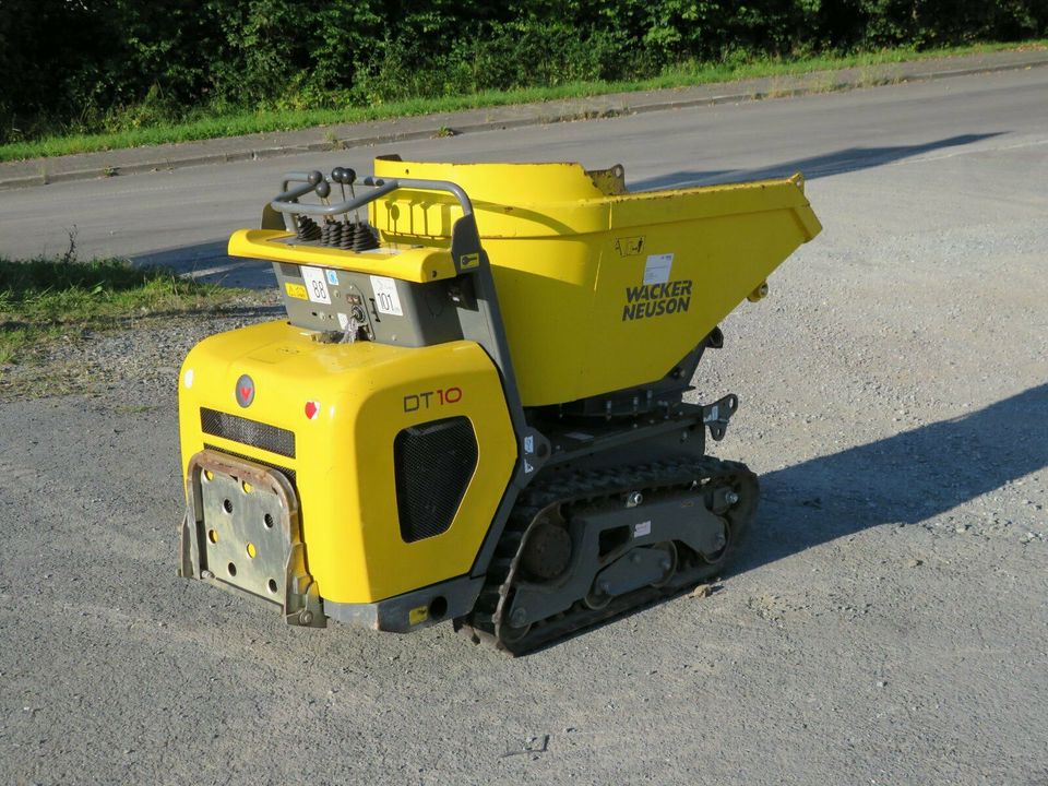 Kettendumper Wacker Neuson DT 10 mieten 1 Tag, netto 92€, FKB in Frankenberg (Eder)