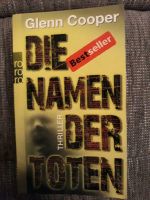 Thriller von Glenn Cooper "Die Namen der Toten" Brandenburg - Herzberg/Elster Vorschau