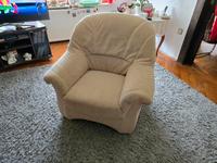 Sessel beige Olshool bequem gefedert hell microfaser Einsitzer Leipzig - Holzhausen Vorschau