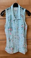 Bluse Gr. 36 Cream hellblau Blümchen Spitze neuwertig Brandenburg - Cottbus Vorschau
