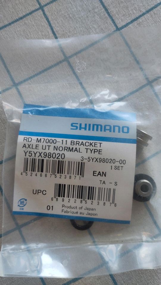 Shimano Achseinheit + Schaltwerkhalter SLX RD-M7000 11-fach, NEU in Walluf