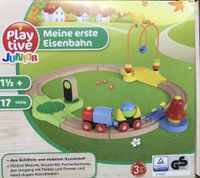 PLAYTIVE JUNIOR Holz-Eisenbahn Ab 1½ J. Fördert Motorik Geschenk Sachsen-Anhalt - Halle Vorschau