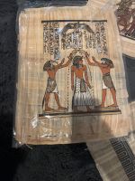 Ägypten Papyrus im Bilderrahmen. Niedersachsen - Schwanewede Vorschau
