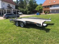 VERMIETE Autotransportanhänger 2,5t Abschlepper Pannenhilfe Autotrailer Autoanhänger Hänger Trailer Transporter Baden-Württemberg - Geislingen Vorschau