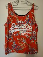 Superdry Trägershirt Gr. 44 rot Muster Blumen Damen Köln - Nippes Vorschau