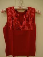 APART: PULLOVER/ ÄRMELLOS IN ROT MIT PAILETTEN, GR. 36, NEU! Düsseldorf - Oberbilk Vorschau