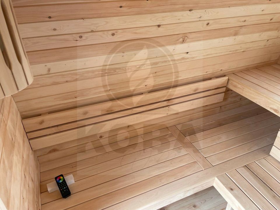 Zedernholz - Iglusauna | 3m | Garten Sauna Pod Zeder in Eichenzell