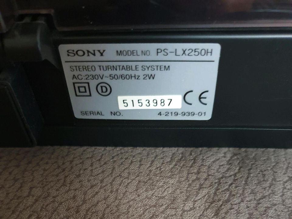 Sony Plattenspieler PS-LX250H in Hermannsburg