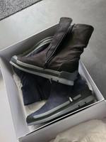 2 Paar Wolky Boots ❤️ Gr. 39 Nubuk Leder blau & schwarz neuw. OVP Niedersachsen - Uelzen Vorschau