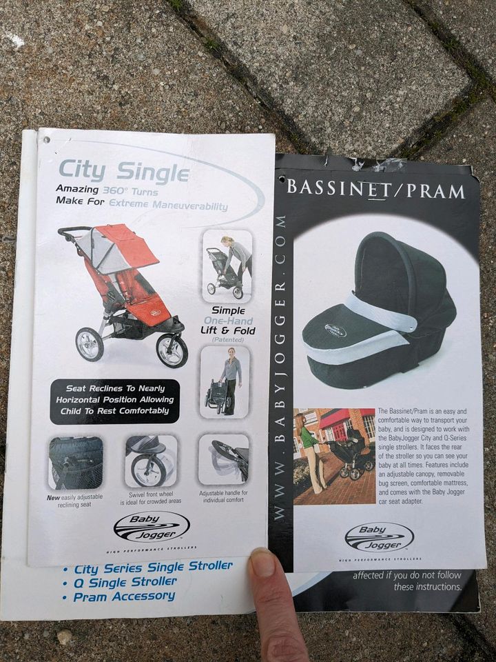 Baby Jogger City Single Kinderwagen in Palling