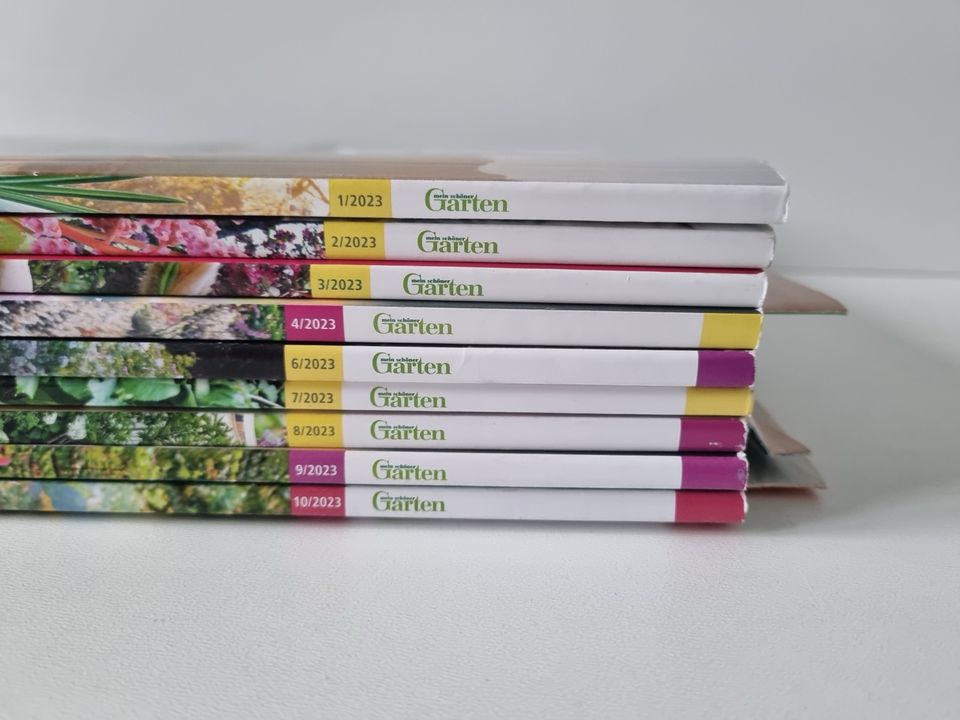 9 Zeitschriften Mein schöner Garten Januar 2023 bis Oktober in Dillenburg