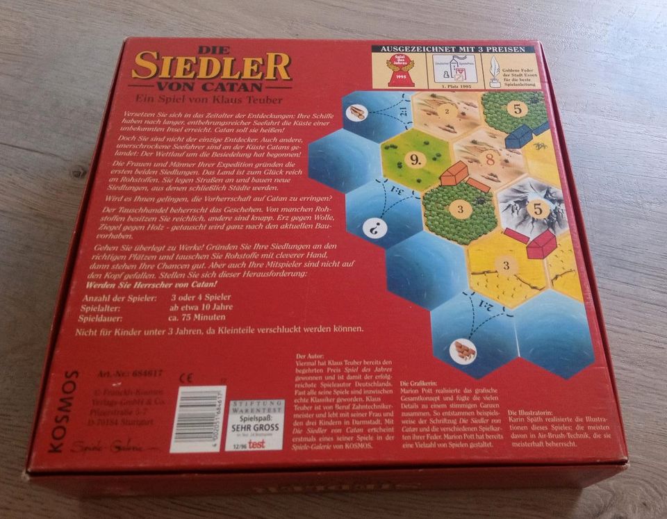 Siedler von Catan, Basisvariante, Holz, vollständig in Duisburg